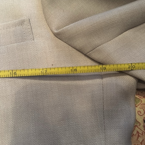 Stafford Cream 2 Button Blazer 42R - Picture 11 of 12